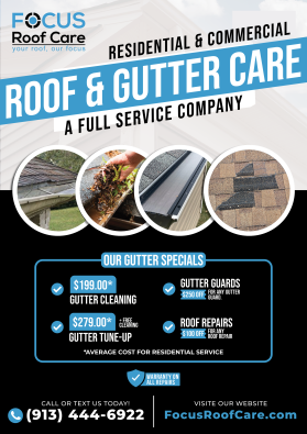 Brochure Design entry 3121721 submitted by iosiconsdesign to the Brochure Design for FocusRoofCare.com run by rtooley