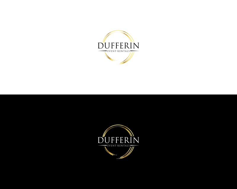 Logo Design entry 3120884 submitted by CrissONE to the Logo Design for Dufferin Event Rentals run by J_mcneely