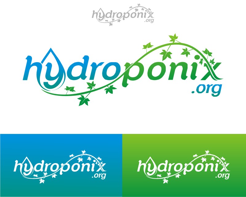 Logo Design entry 3125720 submitted by wildbloom to the Logo Design for hydroponix.org run by randy_wimmer