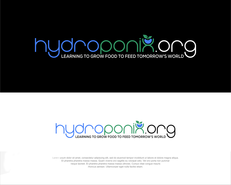 Logo Design entry 3125831 submitted by SATRI to the Logo Design for hydroponix.org run by randy_wimmer