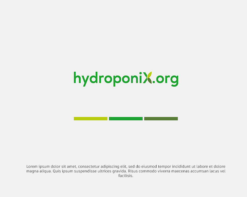 Logo Design entry 3125762 submitted by Luzbin to the Logo Design for hydroponix.org run by randy_wimmer