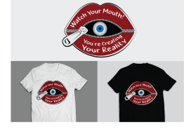 T-Shirt Design Entry 3239772 submitted by Jheebsyn  to the contest for Watch your mouth run by creatif1