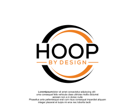 Logo Design entry 3124177 submitted by auxtero to the Logo Design for Hoop By Design run by HoopByDesign