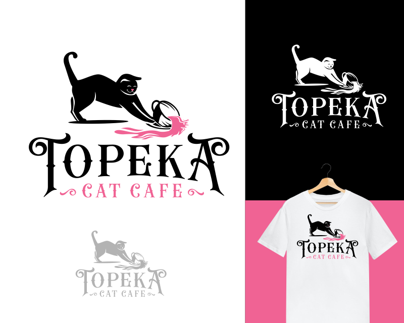Logo Design entry 3132469 submitted by EJ JAMPE PAMAKE to the Logo Design for Topeka Cat CafeI run by topekacatcafe