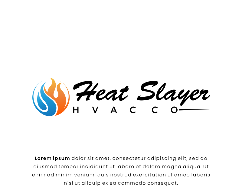 Logo Design entry 3132119 submitted by Gacountt to the Logo Design for Heat Slayer HVAC Co. run by RichardB