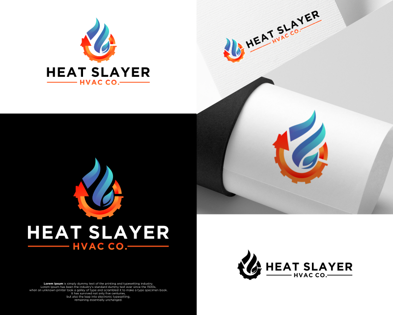 Logo Design entry 3132115 submitted by sengkuni to the Logo Design for Heat Slayer HVAC Co. run by RichardB