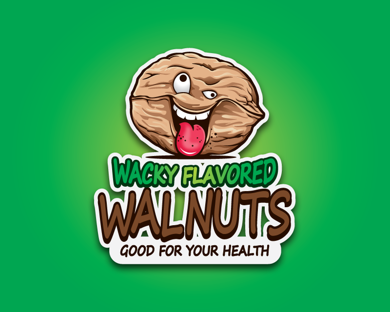 Logo Design entry 3134810 submitted by Nikho_Zholeh97 to the Logo Design for Wacky Flavored Walnuts (Flavored) Should be included in all logos run by thehatsource