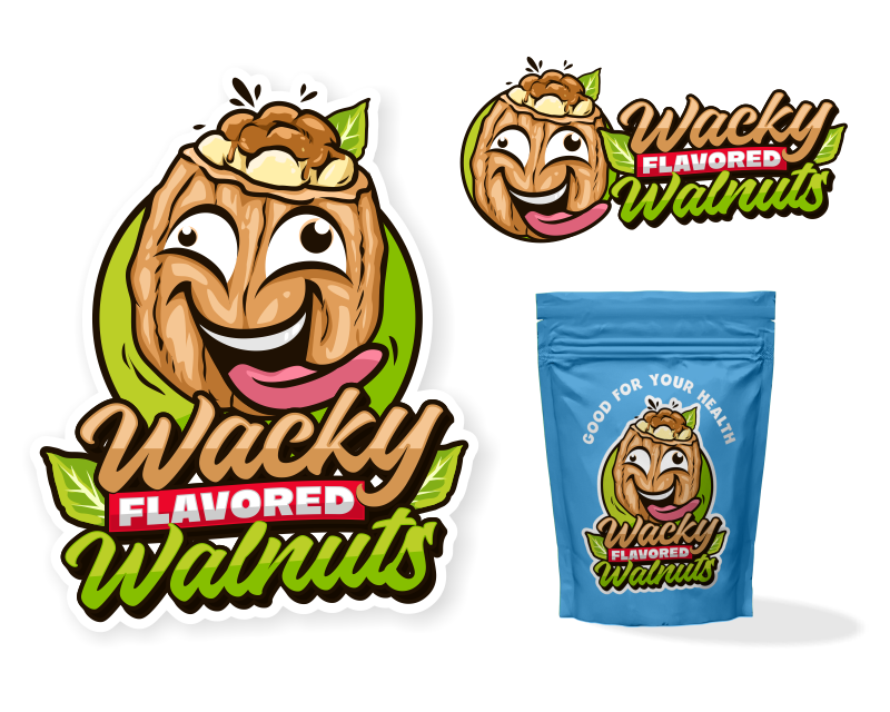 Logo Design entry 3133161 submitted by Armchtrm to the Logo Design for Wacky Flavored Walnuts (Flavored) Should be included in all logos run by thehatsource