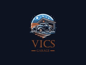 T-Shirt Design entry 3132950 submitted by Digiti Minimi to the T-Shirt Design for Vics Garage run by SanDiegoCo