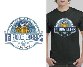 T-Shirt Design Entry 3251315 submitted by bayu_desain88 to the contest for In Dog Beers * I've Only Had One run by sfletcher7