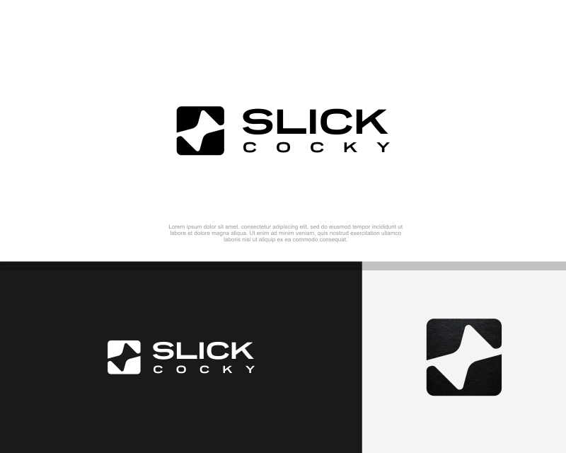 Logo Design entry 3139087 submitted by Daxxt to the Logo Design for www.slickcocky.com run by SCApparel