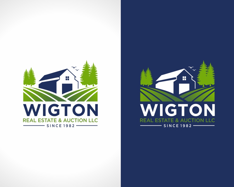 Logo Design entry 3172894 submitted by beckydsgn to the Logo Design for Wigton Real Estate & Auction LLC run by AN4mc_0