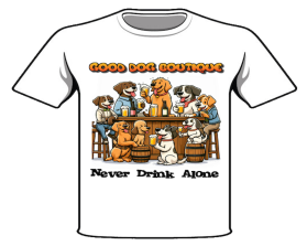 T-Shirt Design Entry 3258932 submitted by Philly to the contest for Good Dog Boutique run by sfletcher7