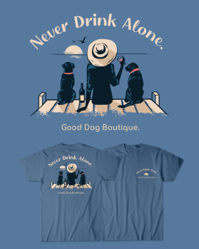 T-Shirt Design entry 3145297 submitted by rudin to the T-Shirt Design for Good Dog Boutique run by sfletcher7