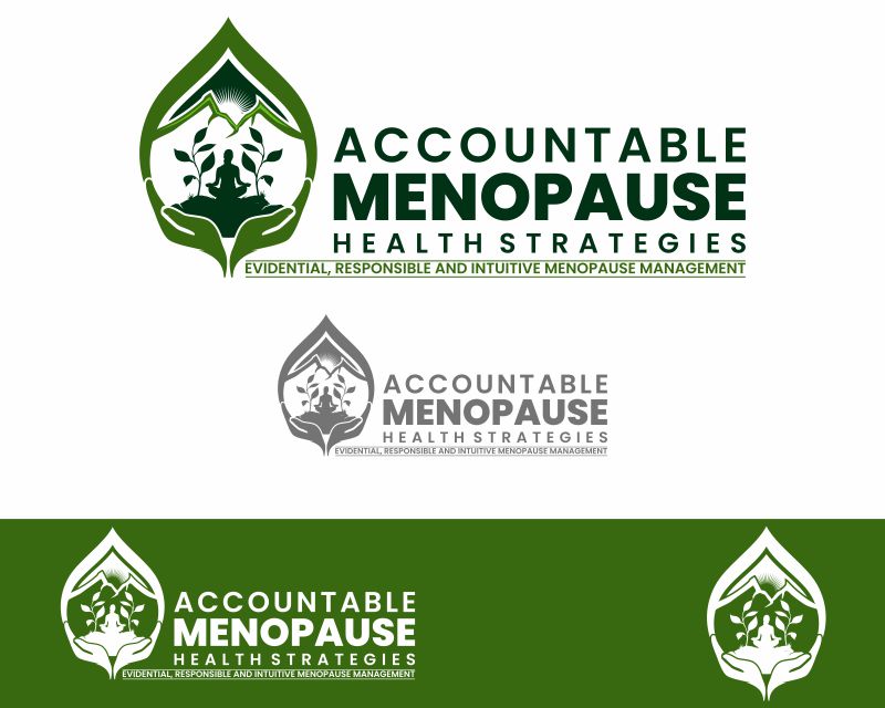 Logo Design entry 3149203 submitted by TERION to the Logo Design for Accountable Menopause Health Strategies (Accountable Meno for short) run by sarahlussier