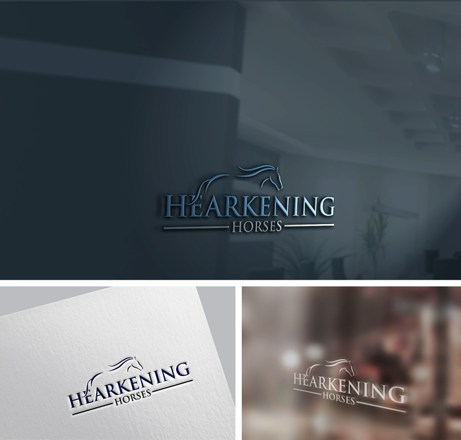 Logo Design entry 3146706 submitted by MuhammadR to the Logo Design for Hearkening Horses run by kelli151