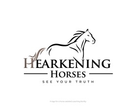 Logo Design entry 3152880 submitted by riffa14 to the Logo Design for Hearkening Horses run by kelli151