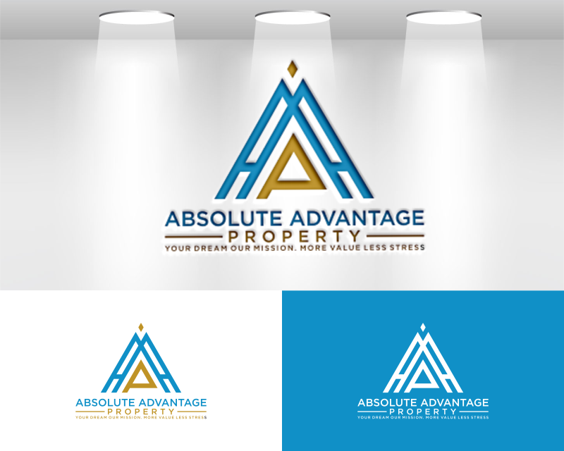 Logo Design entry 3148265 submitted by FINARO_301119 to the Logo Design for ABSOLUTE ADVANTAGE PROPERTY run by AAFlogo