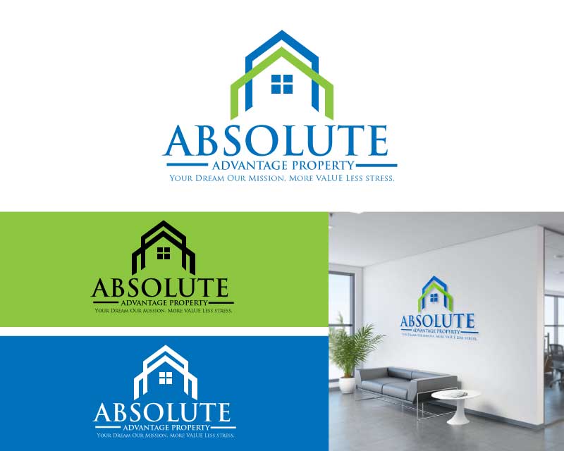 Logo Design entry 3147219 submitted by bayu_desain88 to the Logo Design for ABSOLUTE ADVANTAGE PROPERTY run by AAFlogo