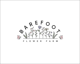 Logo Design entry 3151500 submitted by bec3012 to the Logo Design for Barefoot Flower Farm run by barefootflowers