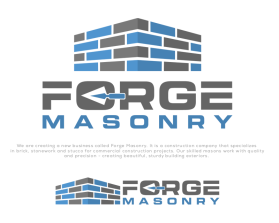 Logo Design entry 3156316 submitted by twdesignstudio to the Logo Design for Forge Masonry run by hanleycommunications