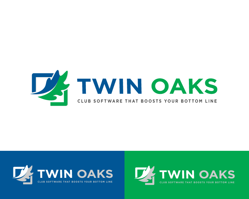 Logo Design entry 3153325 submitted by Suren to the Logo Design for tosd.com - Redesign Twin Oaks logo.  Please see the existing uploaded graphics and the web site for context.  Would like to see some entries without trees :) run by Eschuler