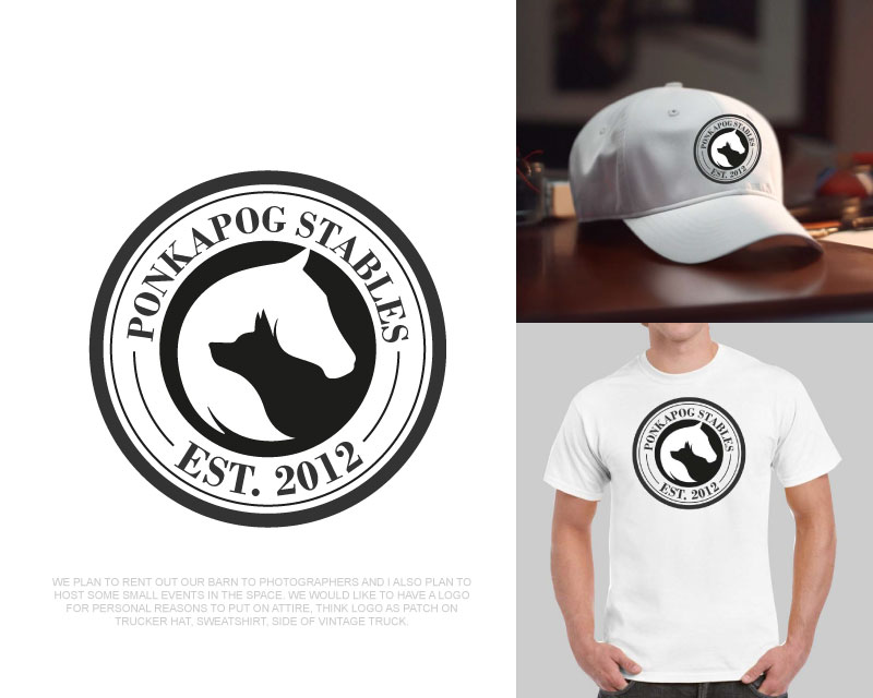 Logo Design entry 3156521 submitted by bayu_desain88 to the Logo Design for Ponkapog Stables run by Caitlynmccourt