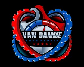 Logo Design entry 3161015 submitted by Mza to the Logo Design for Van Damme Auto Repair run by driveoldschool