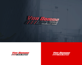 Logo Design entry 3156741 submitted by Lexxa to the Logo Design for Van Damme Auto Repair run by driveoldschool