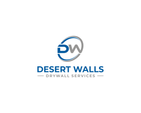 Logo Design entry 3157766 submitted by tika to the Logo Design for Desert Walls Drywall Services run by Desertwalls