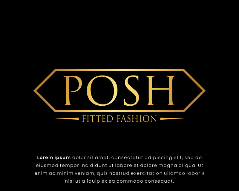 Logo Design entry 3163305 submitted by Gacountt to the Logo Design for POSH run by JVlogo99