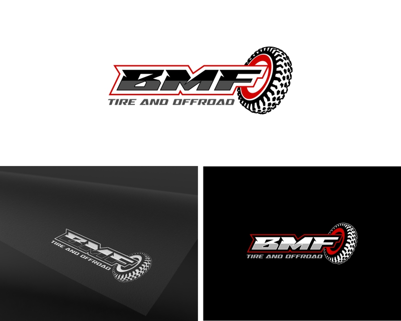 Logo Design entry 3160865 submitted by Gnz to the Logo Design for BMF Tire and Offroad run by Baylonfry
