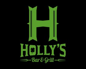 Logo Design entry 3167607 submitted by GreenR to the Logo Design for H HOLLY’S BAR AND GRILL run by catcookie1