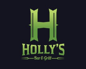 Logo Design entry 3164783 submitted by Nish to the Logo Design for H HOLLY’S BAR AND GRILL run by catcookie1