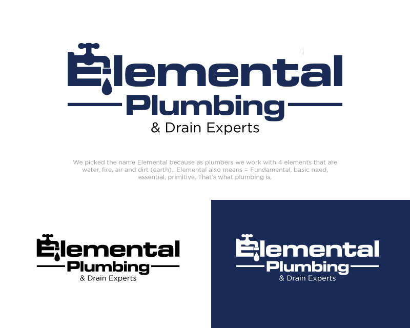 Logo Design entry 3163957 submitted by bayu_desain88 to the Logo Design for Elemental Plumbing run by Dlopez26