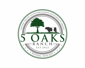 Logo Design entry 3167321 submitted by dodikrmdhn to the Logo Design for 5 Oaks Ranch run by swarr