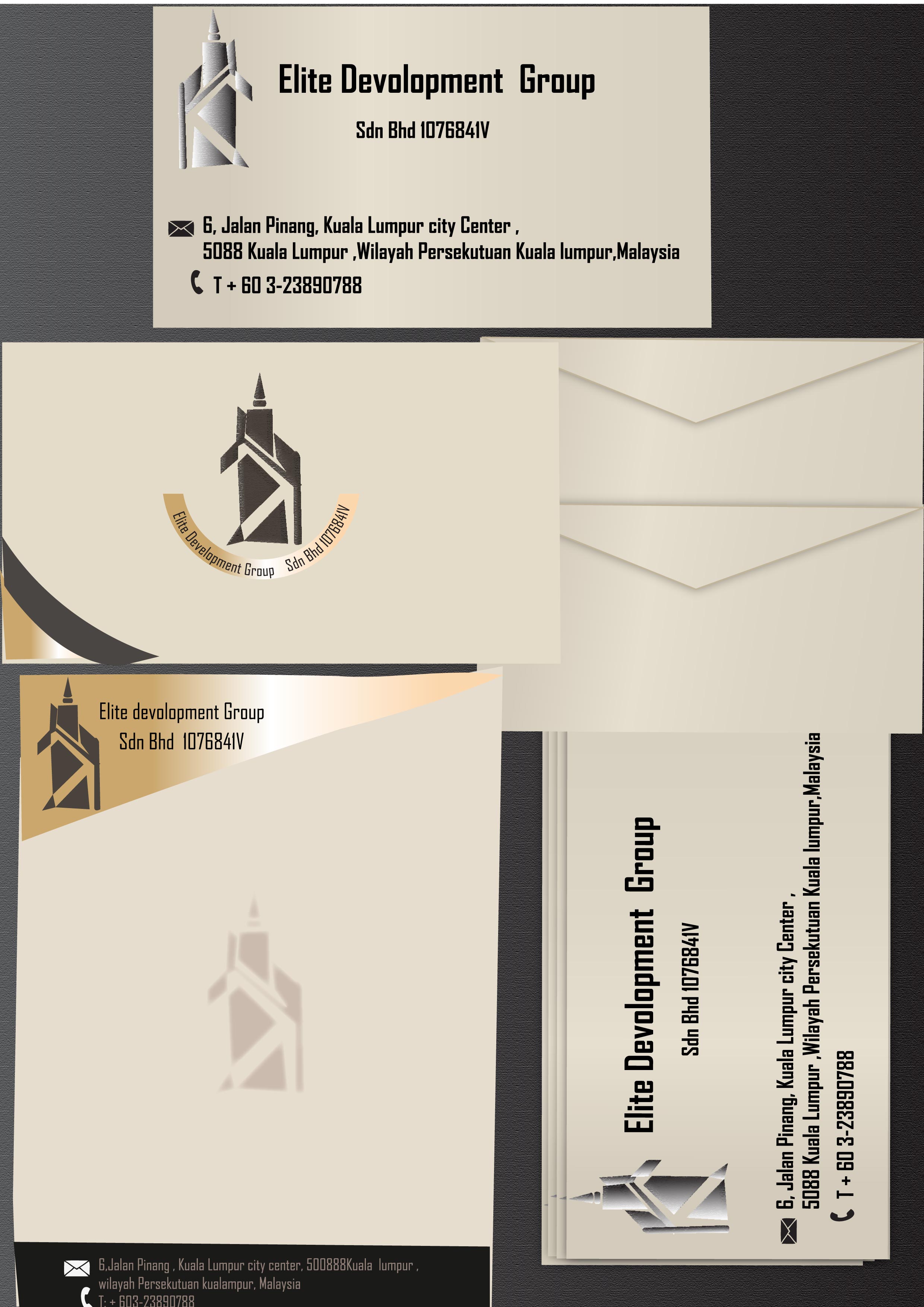 Business Card & Stationery Design entry 3167413 submitted by supritybhattacharya to the Business Card & Stationery Design for Elite Development Group run by acaciawater