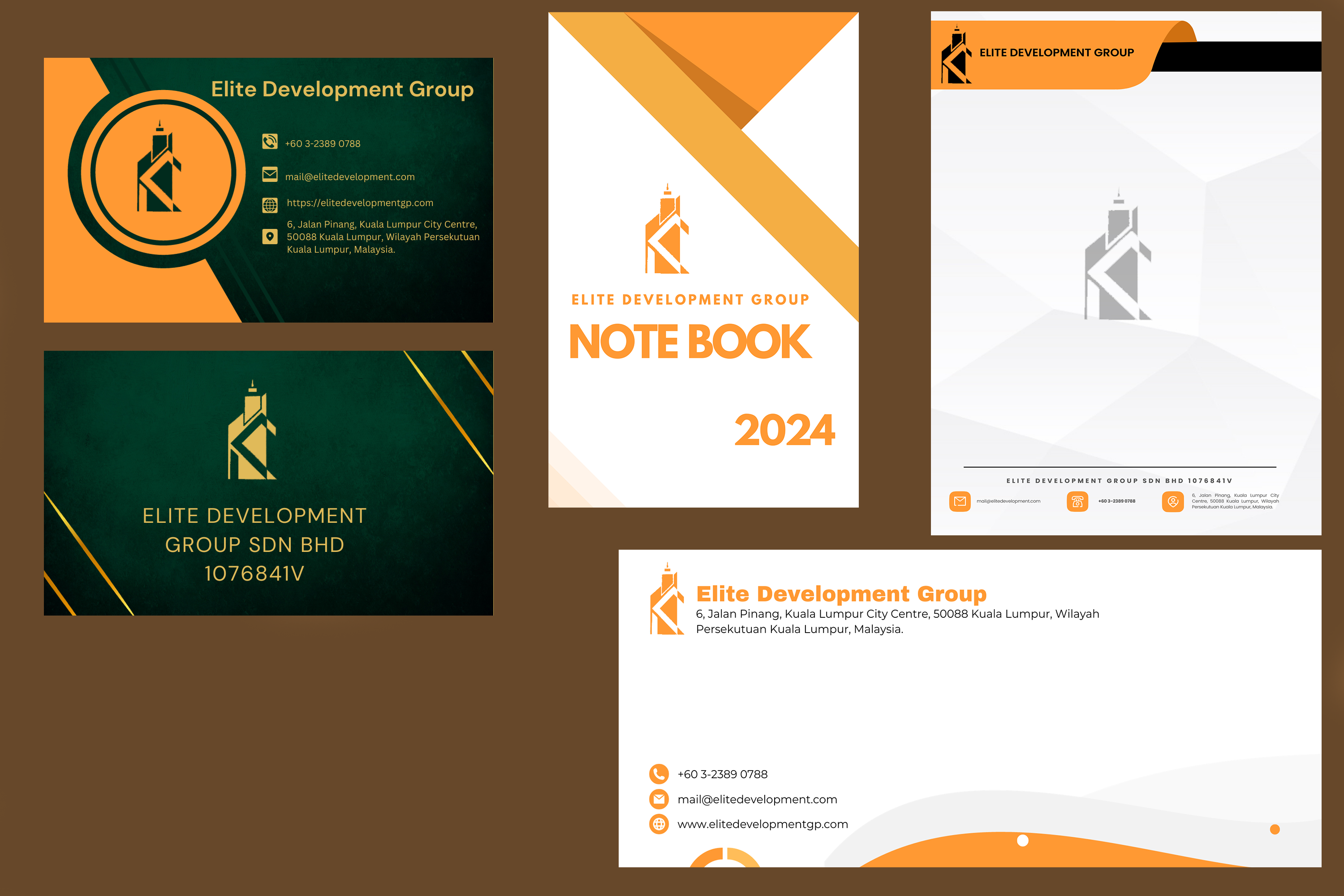 Business Card & Stationery Design entry 3168503 submitted by ahmedelrefaey to the Business Card & Stationery Design for Elite Development Group run by acaciawater