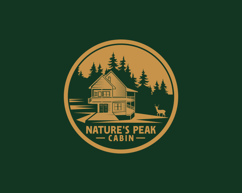 Logo Design entry 3169105 submitted by Erlando to the Logo Design for Nature's Peak Cabin run by inspectortech