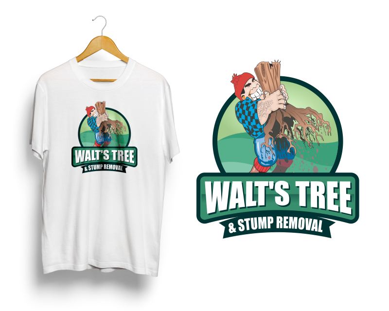 Logo Design entry 3171219 submitted by Danimar to the Logo Design for Walt's Tree & Stump Removal run by ambservices