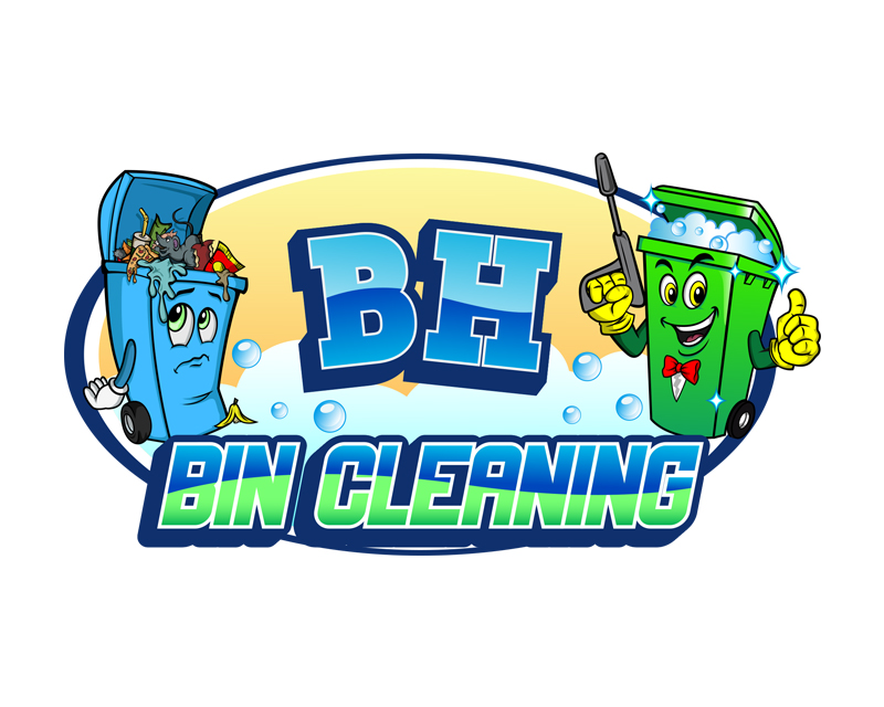 Logo Design entry 3172034 submitted by exvy to the Logo Design for BH BIN CLEANING run by Rbush