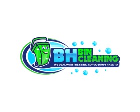 Logo Design entry 3172691 submitted by Danimar to the Logo Design for BH BIN CLEANING run by Rbush
