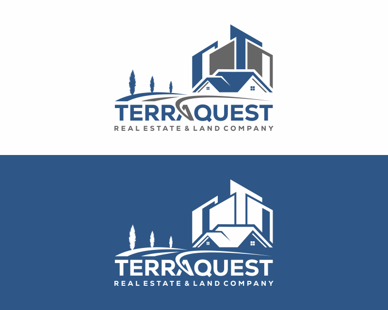 Logo Design entry 3171514 submitted by Mza to the Logo Design for TerraQuest Real Estate & Land Company (or Co.) run by maxwew59