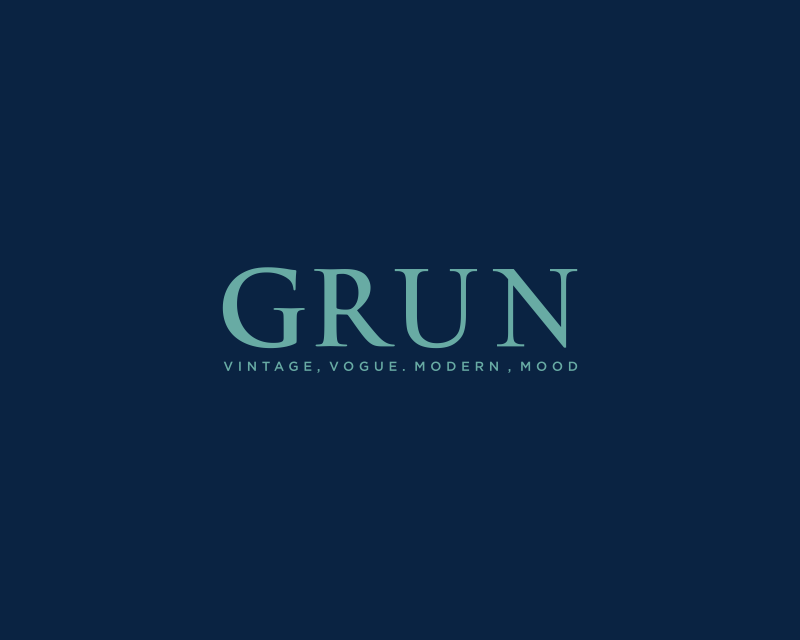 Logo Design entry 3173445 submitted by arefdavid to the Logo Design for GRUN JEWELS run by missmaris