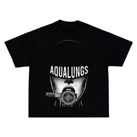 T-Shirt Design entry 3172850 submitted by blxdesigns to the T-Shirt Design for Can YOU make SCUBA diving look EDGY & ENTERTAINING?  Seeking a  cool t-shirt design that even non-divers would wanna wear, cuz it looks so good! run by aqualungs