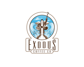 Logo Design entry 3179225 submitted by cj38 to the Logo Design for Exodus Coffee Co. run by tonyarthompson