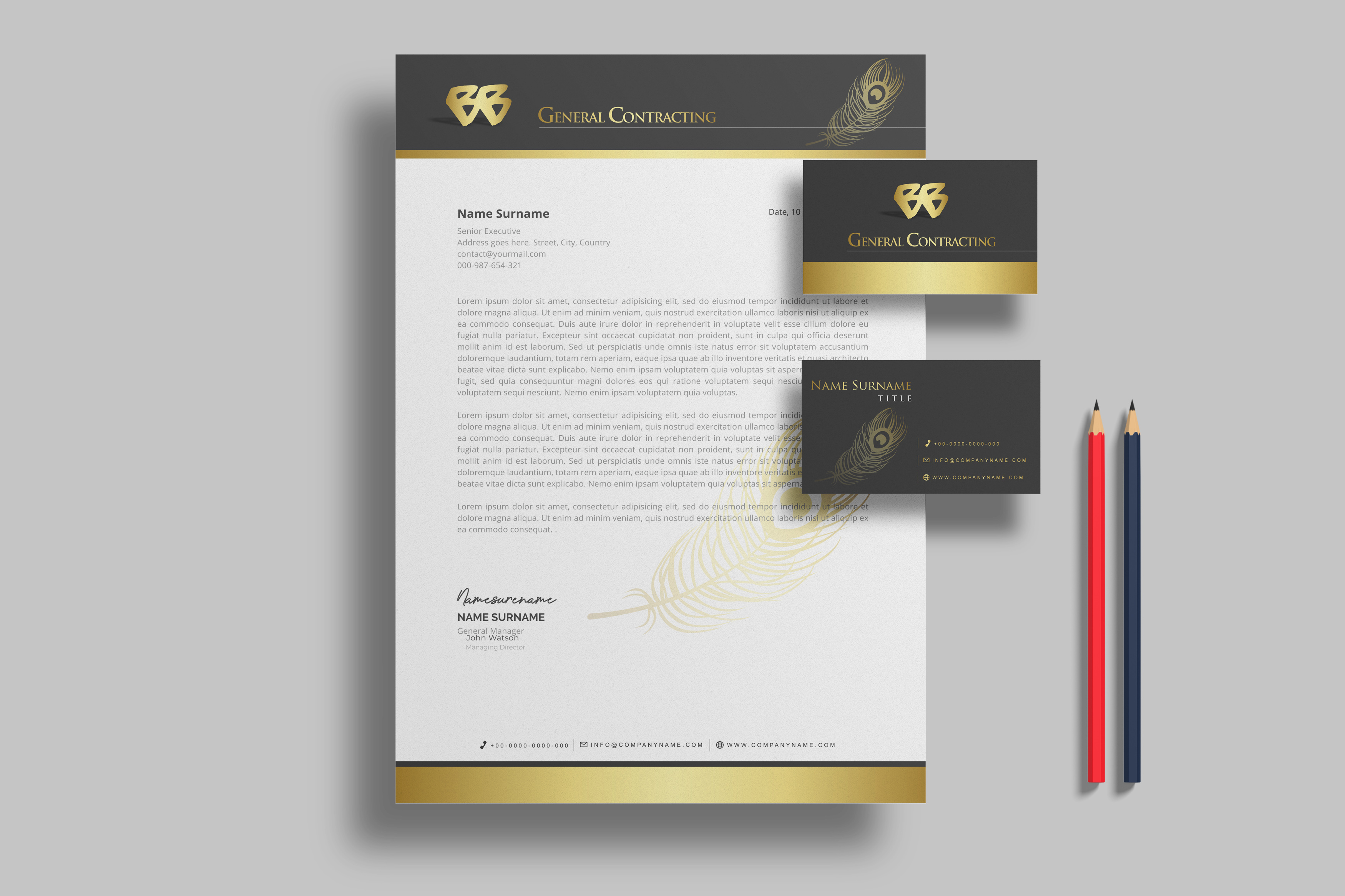 Business Card & Stationery Design entry 3293867 submitted by Franzini