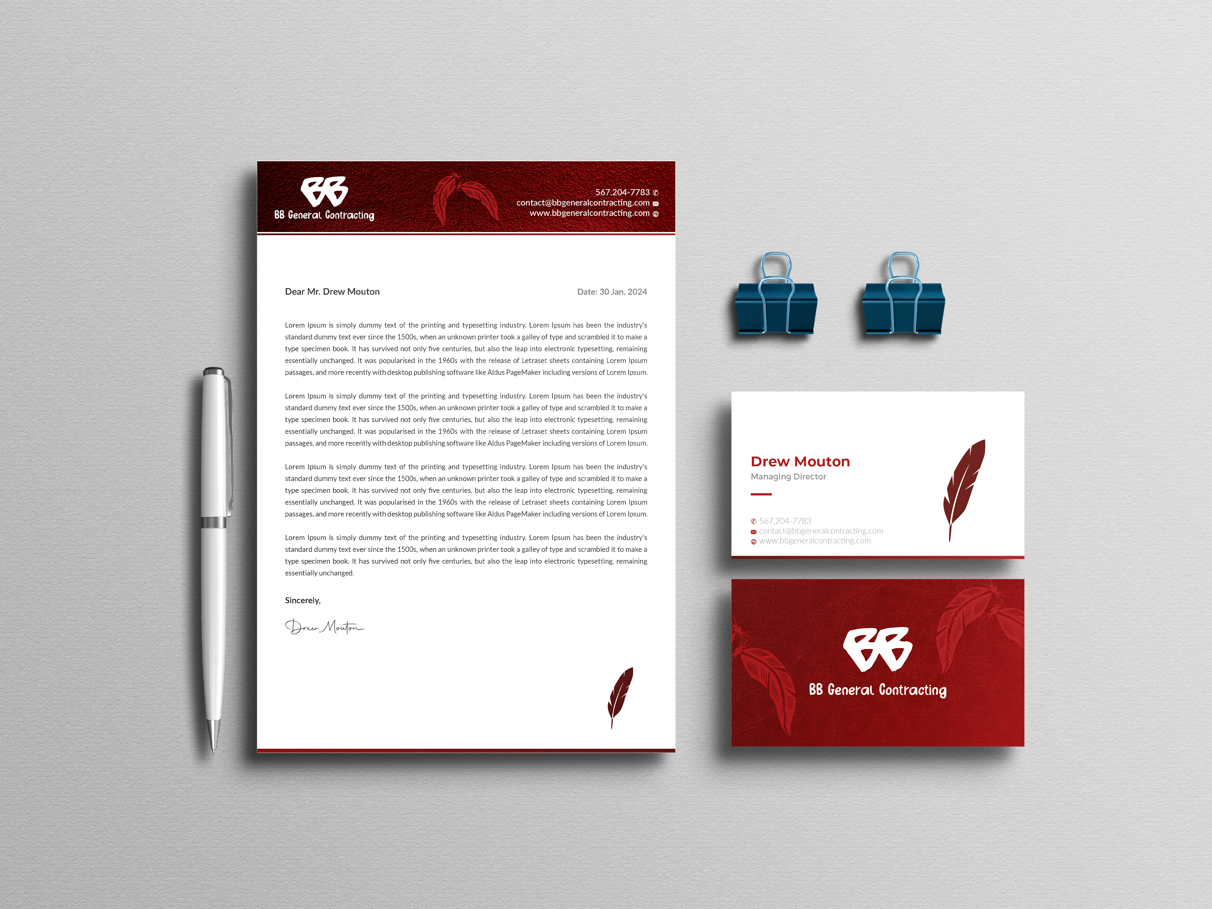 Business Card & Stationery Design entry 3293908 submitted by DK Graphics