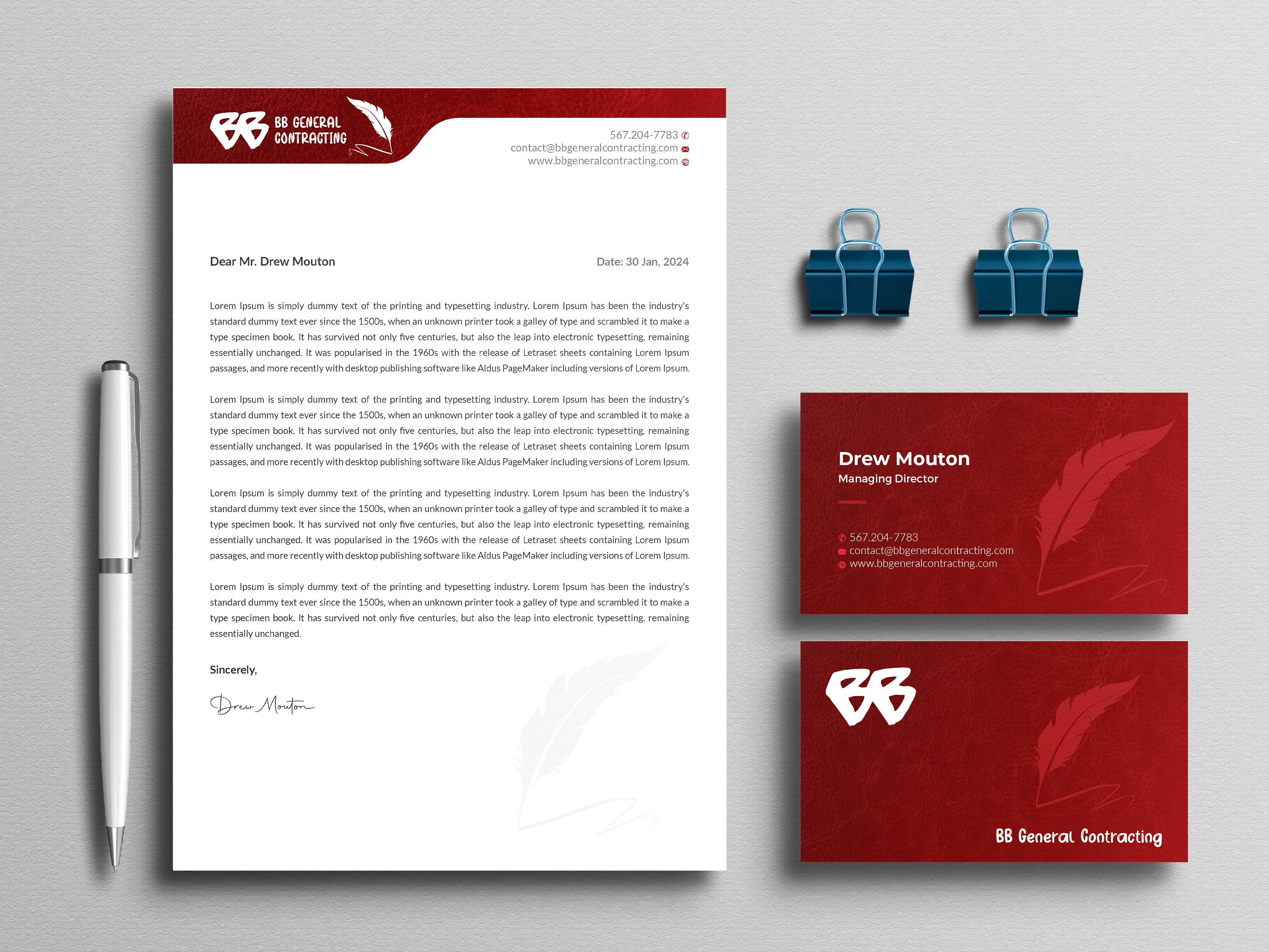Business Card & Stationery Design entry 3294584 submitted by DK Graphics