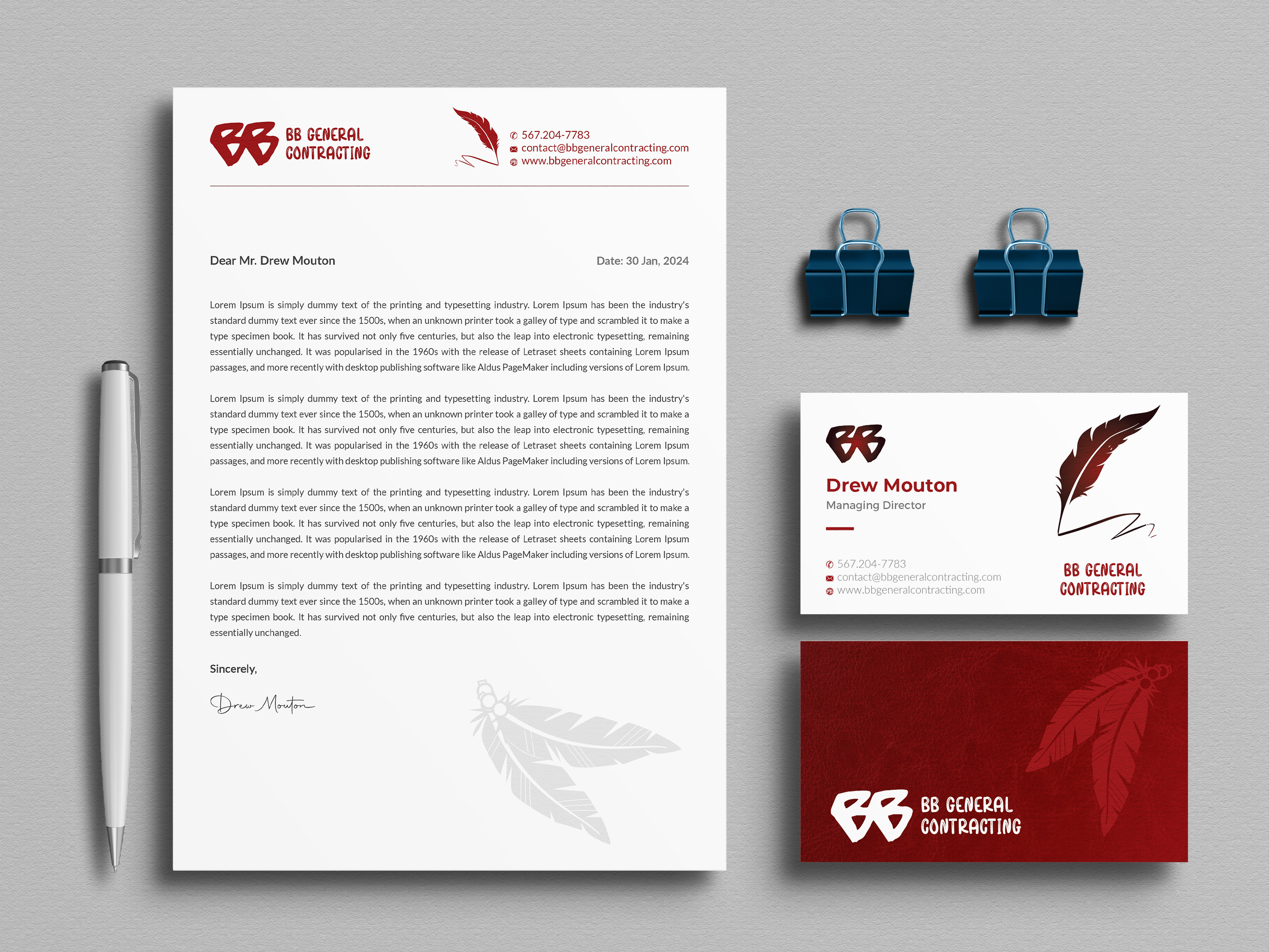 Business Card & Stationery Design entry 3294585 submitted by DK Graphics
